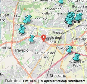 Mappa Via Fratelli Bandiera, 24021 Treviolo BG, Italia (2.6965)
