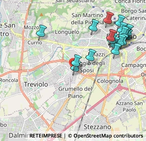 Mappa 24021 Treviolo BG, Italia (2.331)