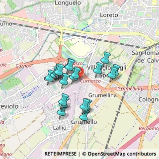 Mappa Via Fratelli Bandiera, 24021 Treviolo BG, Italia (0.716)