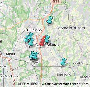 Mappa Via Cesare Battisti, 20841 Carate Brianza MB, Italia (3.13385)