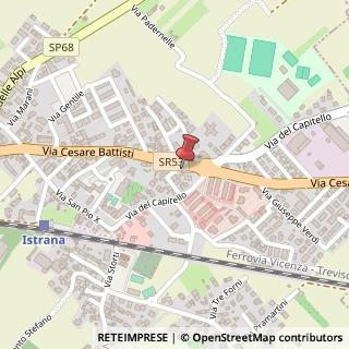Mappa Via C. Battisti, 56, 31036 Istrana, Treviso (Veneto)