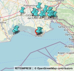 Mappa Via Giacomo Marchesini, 34073 Grado GO, Italia (15.5375)