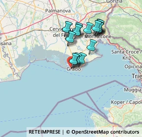 Mappa Via Giacomo Marchesini, 34073 Grado GO, Italia (12.0525)