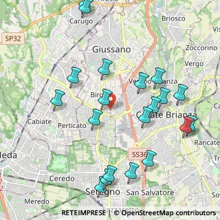 Mappa Via Pola, 20833 Giussano MB, Italia (2.315)