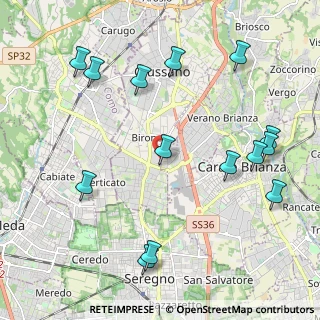 Mappa Via Pola, 20833 Giussano MB, Italia (2.48357)