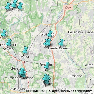Mappa Via Pola, 20833 Giussano MB, Italia (6.256)