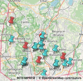 Mappa Via Pola, 20833 Giussano MB, Italia (9.1965)