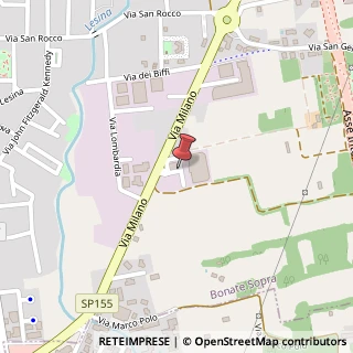 Mappa Via Milano, 60, 24040 Bonate Sopra, Bergamo (Lombardia)