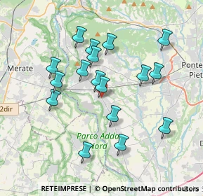 Mappa 24030 Solza BG, Italia (3.43647)