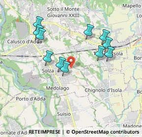 Mappa Via Lombardia, 24030 Medolago BG, Italia (1.78182)