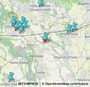 Mappa Via Lombardia, 24030 Medolago BG, Italia (2.7)