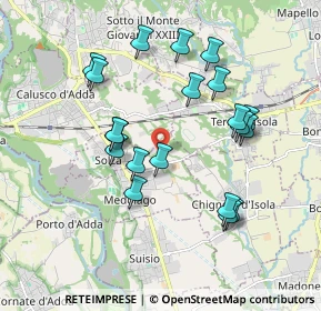 Mappa Via Lombardia, 24030 Medolago BG, Italia (1.7945)