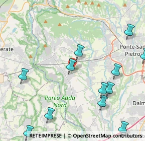 Mappa Via Lombardia, 24030 Medolago BG, Italia (5.3375)