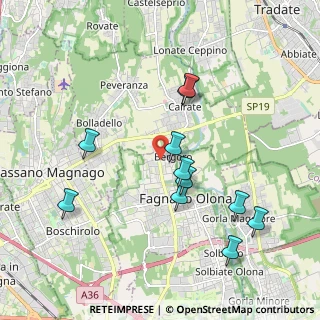 Mappa Via Corridoni Filippo, 21054 Fagnano Olona VA, Italia (1.93091)