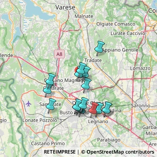 Mappa Via Corridoni Filippo, 21054 Fagnano Olona VA, Italia (6.81529)