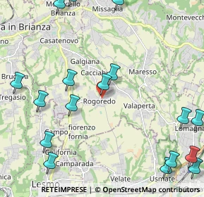 Mappa Via Giacomo Puccini, 23880 Cortenova LC, Italia (2.93824)