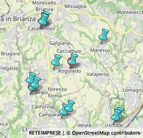 Mappa Via Giacomo Puccini, 23880 Cortenova LC, Italia (2.45308)