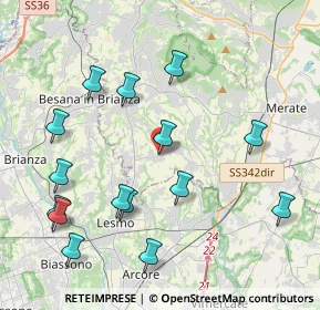 Mappa Via Giacomo Puccini, 23880 Cortenova LC, Italia (4.53067)