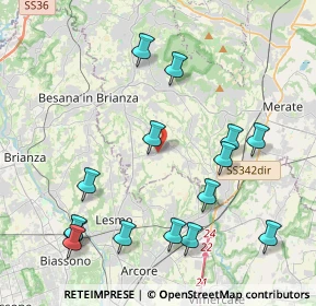 Mappa Via Giacomo Puccini, 23880 Cortenova LC, Italia (4.64067)