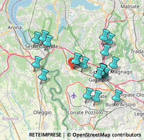 Mappa Via Valle, 21019 Somma lombardo VA, Italia (6.79)