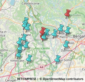 Mappa Via San Giovanni Bosco, 24030 Solza BG, Italia (7.28944)