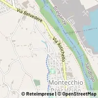 지도 Montecchio Precalcino