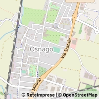 Mapa Osnago