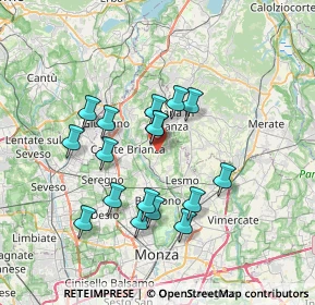 Mappa Via Monastero, 20842 Besana in Brianza MB, Italia (6.26647)