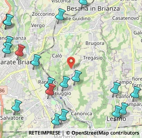 Mappa Via Monastero, 20842 Besana in Brianza MB, Italia (3.059)