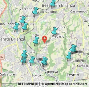 Mappa Via Monastero, 20842 Besana in Brianza MB, Italia (2.265)