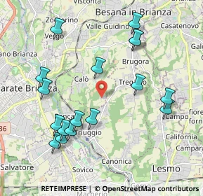 Mappa Via Monastero, 20842 Besana in Brianza MB, Italia (2.15)