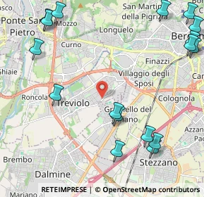 Mappa Via Boffalora, 24048 Treviolo BG, Italia (2.98882)