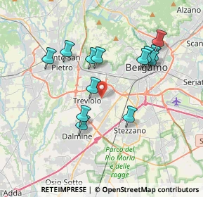 Mappa Via Boffalora, 24048 Treviolo BG, Italia (3.43231)