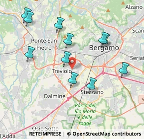 Mappa Via Boffalora, 24048 Treviolo BG, Italia (4.04545)