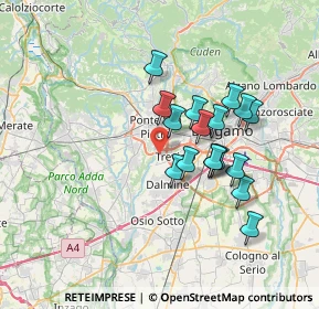 Mappa Via Cristoforo Colombo, 24048 Roncola BG, Italia (5.89235)