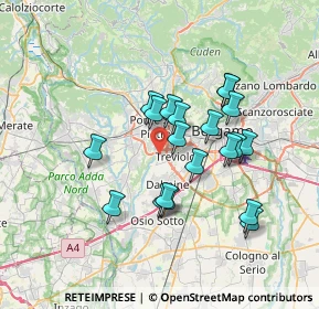 Mappa Via Cristoforo Colombo, 24048 Bergamo BG, Italia (6.0285)