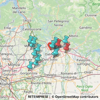 Mappa Via Cristoforo Colombo, 24048 Bergamo BG, Italia (9.84438)