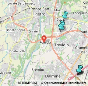 Mappa Via Cristoforo Colombo, 24048 Treviolo BG, Italia (3.78)