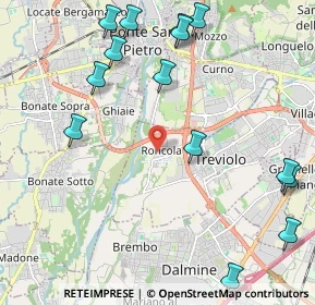 Mappa Via Cristoforo Colombo, 24048 Bergamo BG, Italia (2.75867)