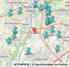 Mappa Via Cristoforo Colombo, 24048 Treviolo BG, Italia (2.42)