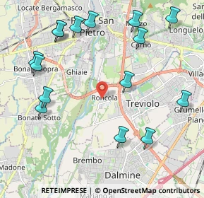Mappa Via Cristoforo Colombo, 24048 Bergamo BG, Italia (2.52733)
