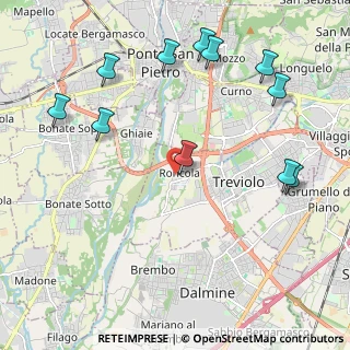 Mappa Via Cristoforo Colombo, 24048 Roncola BG, Italia (2.49364)