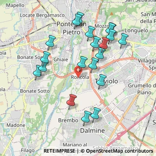 Mappa Via Cristoforo Colombo, 24048 Treviolo BG, Italia (2.062)