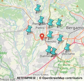 Mappa Via Cristoforo Colombo, 24048 Treviolo BG, Italia (3.28364)