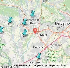 Mappa Via Cristoforo Colombo, 24048 Treviolo BG, Italia (6.07909)