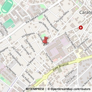 Mappa Via Milano, 12, 20841 Carate Brianza, Monza e Brianza (Lombardia)