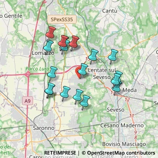 Mappa Via Conciliazione, 20824 Lazzate MB, Italia (3.40579)