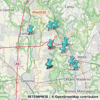 Mappa Via Conciliazione, 20824 Lazzate MB, Italia (3.22636)