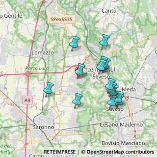 Mappa Via Conciliazione, 20824 Lazzate MB, Italia (3.49857)