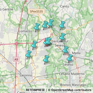 Mappa Via Conciliazione, 20824 Lazzate MB, Italia (2.9675)